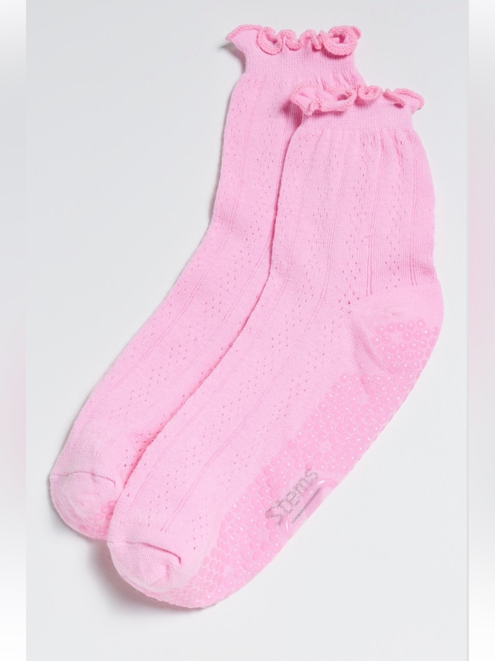 ‼️FREE WITH PURCHASE** Stems Pointelle Grip Socks
